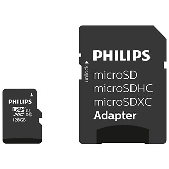MICRO SDXC C10 PHILIP 128GB+AD