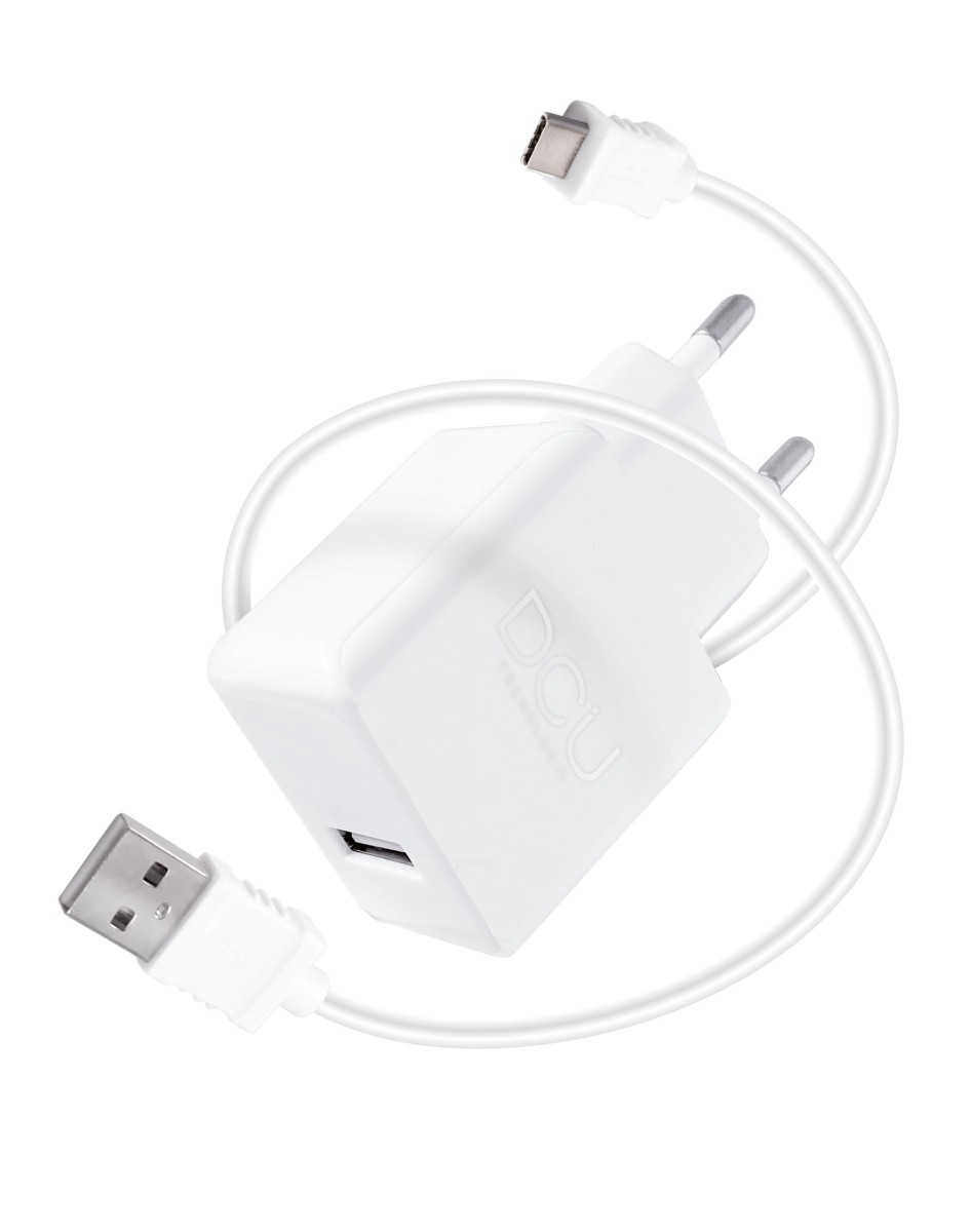 DCU CARG. USB A+CABLE USB A-C
