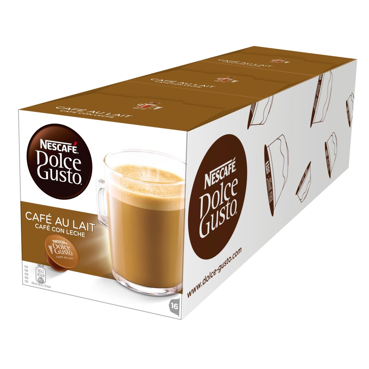 CAJA D.G. CAFE C LECHE