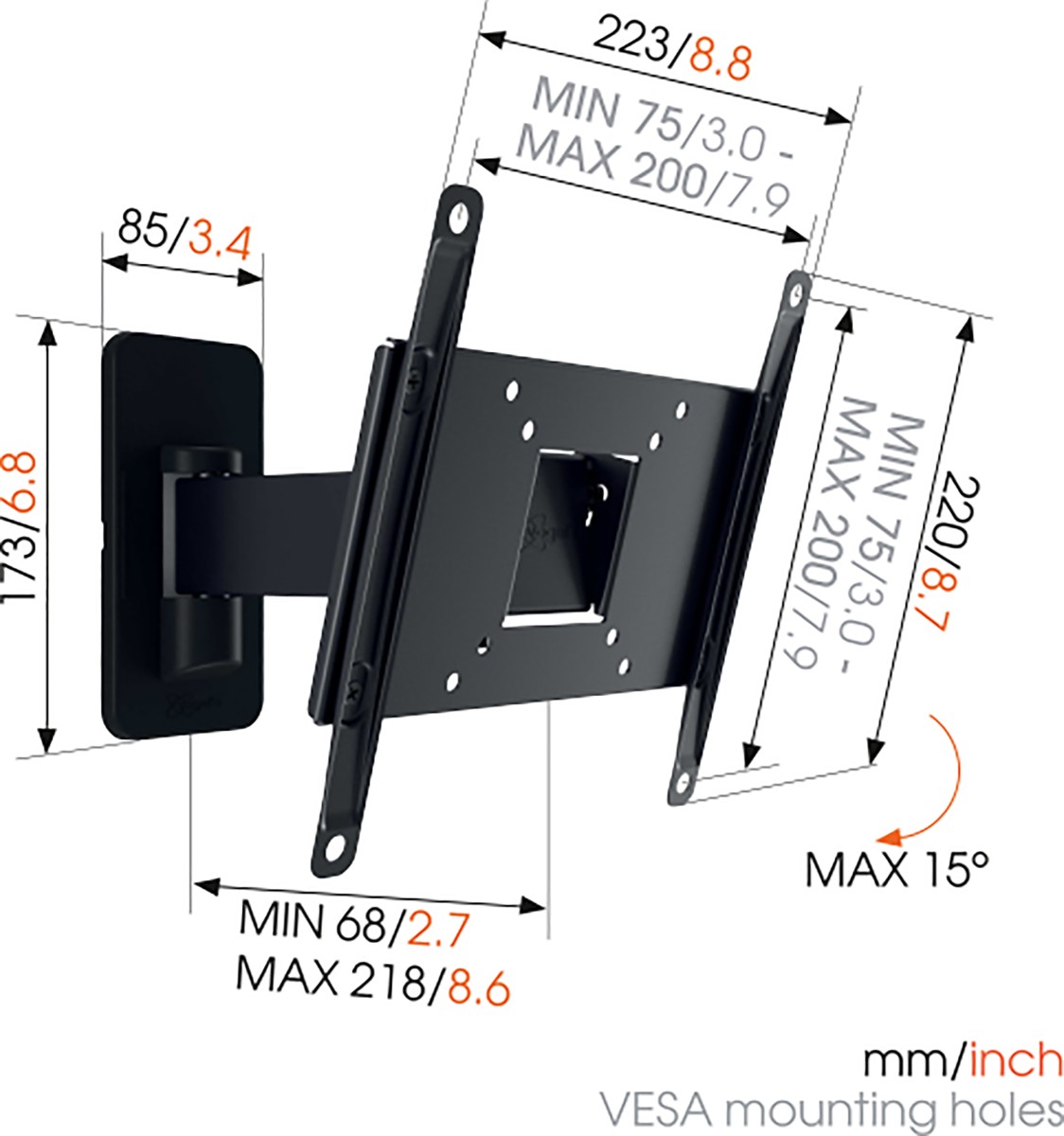 SOPORTE VOGELS MA2030B1