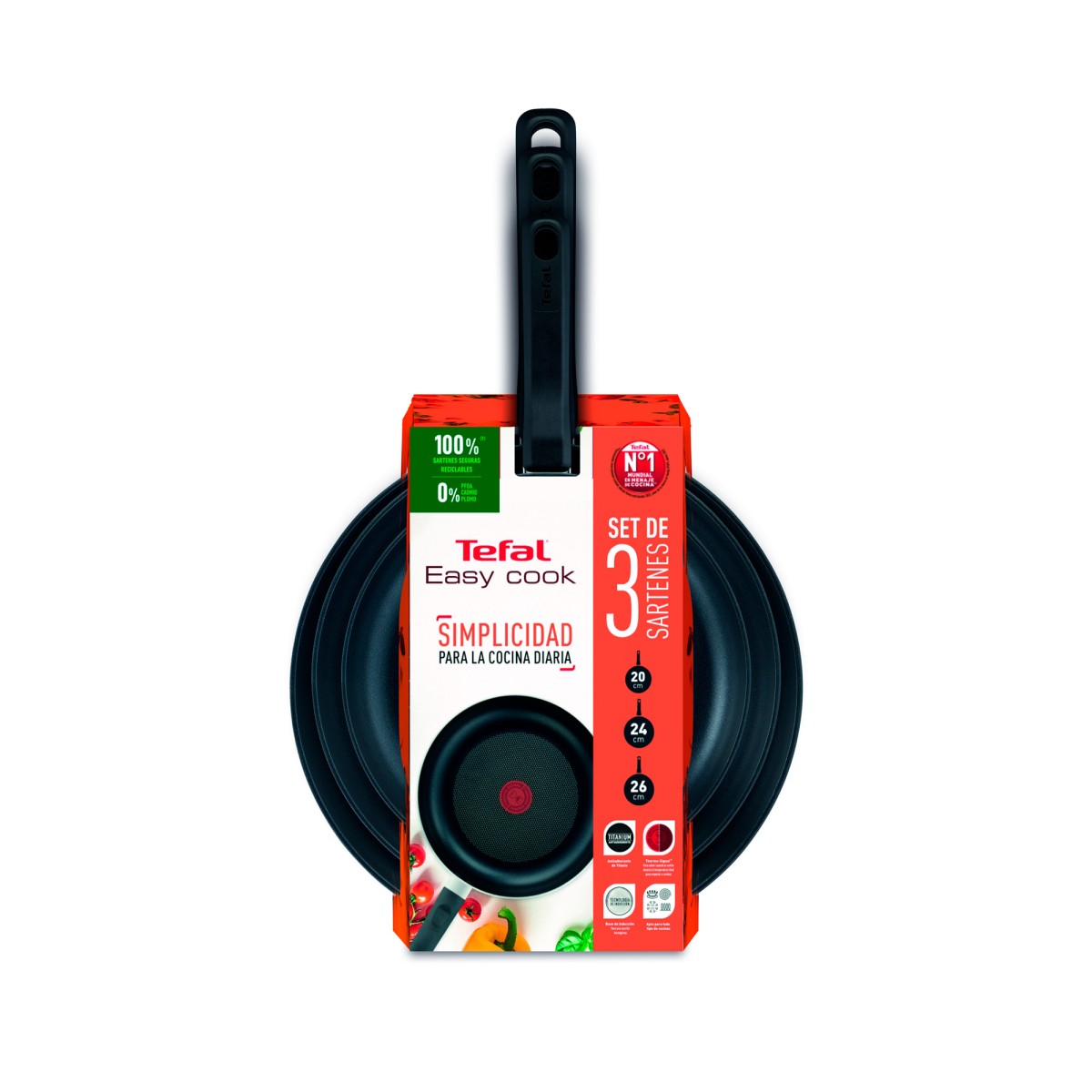 LOTE SAR TEFAL 20+24+26 C422S3