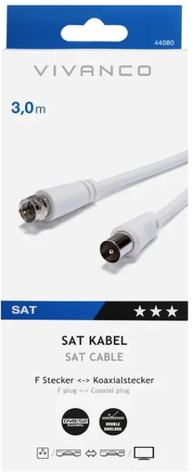 CABLE ANTENA VVSAT30COAXMMW