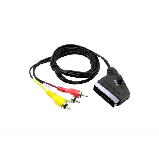 DCU EURO A 3xRCA CONMUTADO I/O