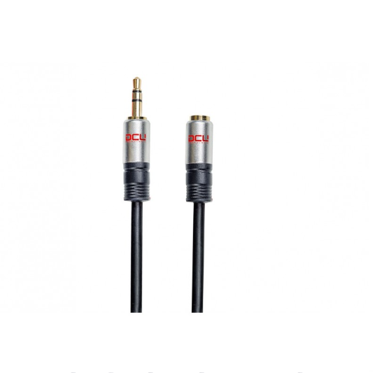 CABLE JACK DCU 3.5 M-H BK 3Mt