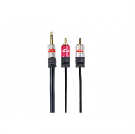 CABLE JACK DCU 3.5 A 2xRCA 3Mt