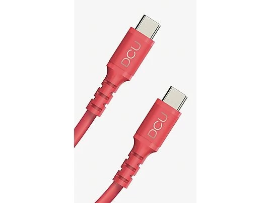 DCU CABLE USB C - C ROJO 1m
