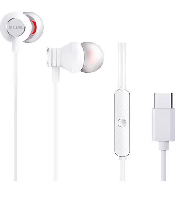 AURICULAR AIWA ESTM-50USB-C/WT