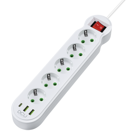 REGLETA DCU 5 T + 2 USB A + 1C