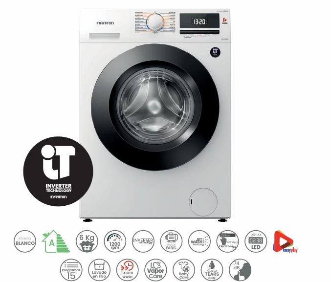 LAVADORA INFINITON WMH62ABF